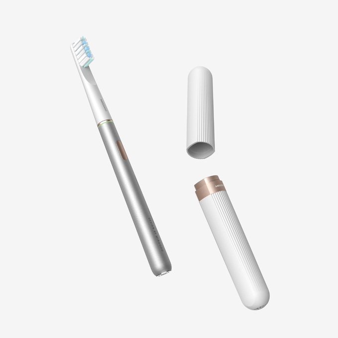 Kundenspezifischer batteriebetriebener LOGO Rechargeable Sonic Electric Toothbrush imprägniern 3